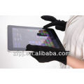 Ladies wearing Touch screen gloves made by Micro Velvet